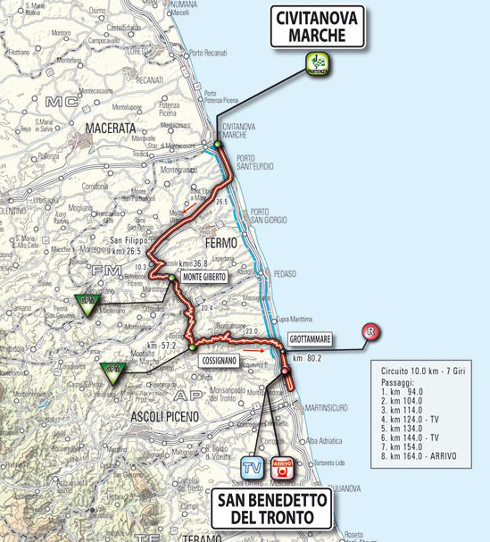 stage 7 route map